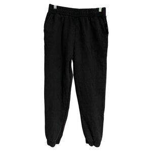 Starbelle Womens Black Jogger Pants Elastic Waist Size L Soft Fabric